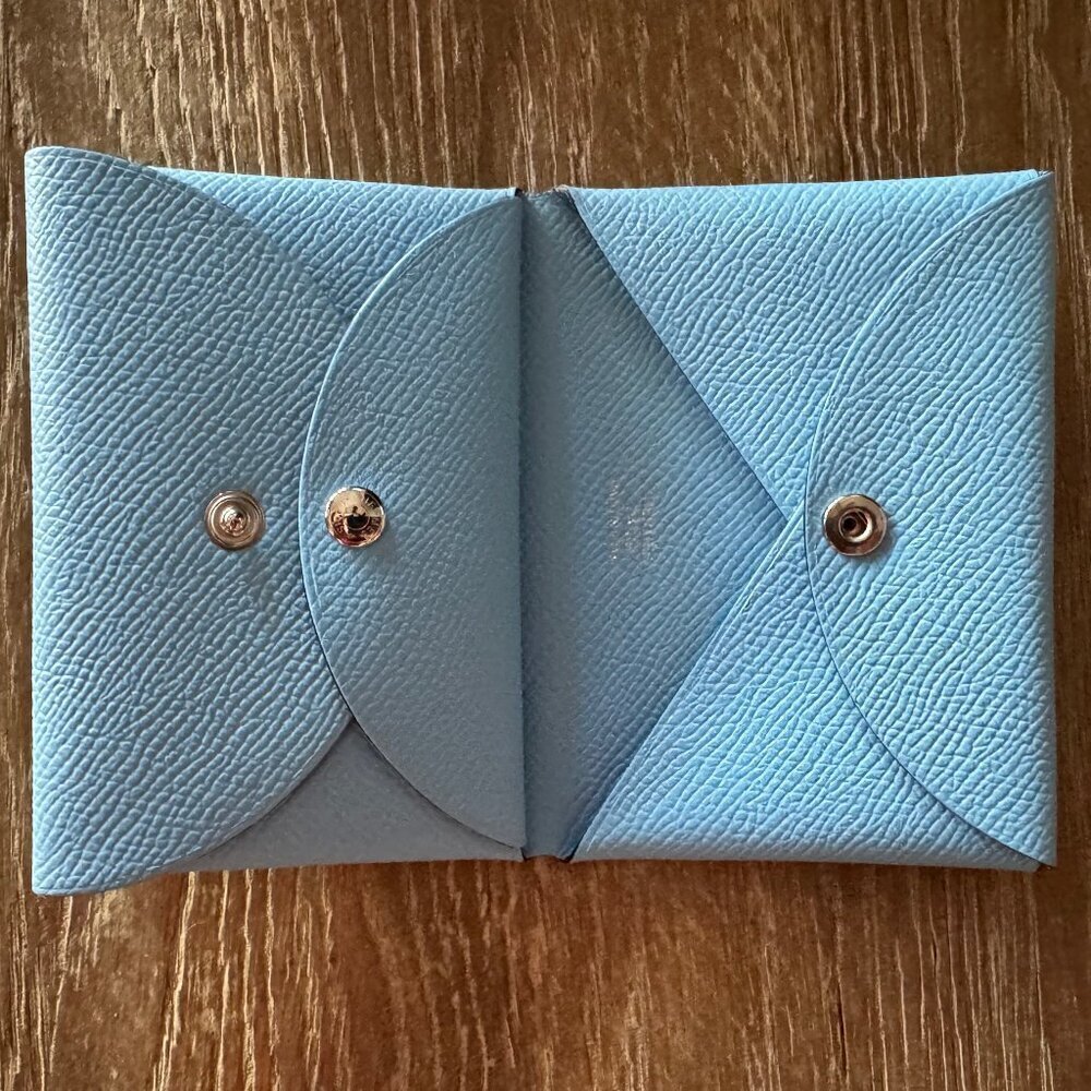 Hermes Calvi Duo Card Holder - Picture 1 of 8